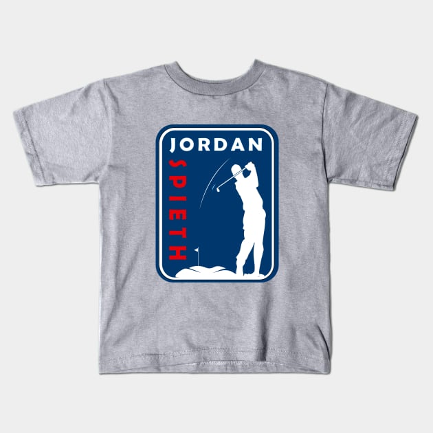 Jordan Spieth Golf Legend Kids T-Shirt by Formoon